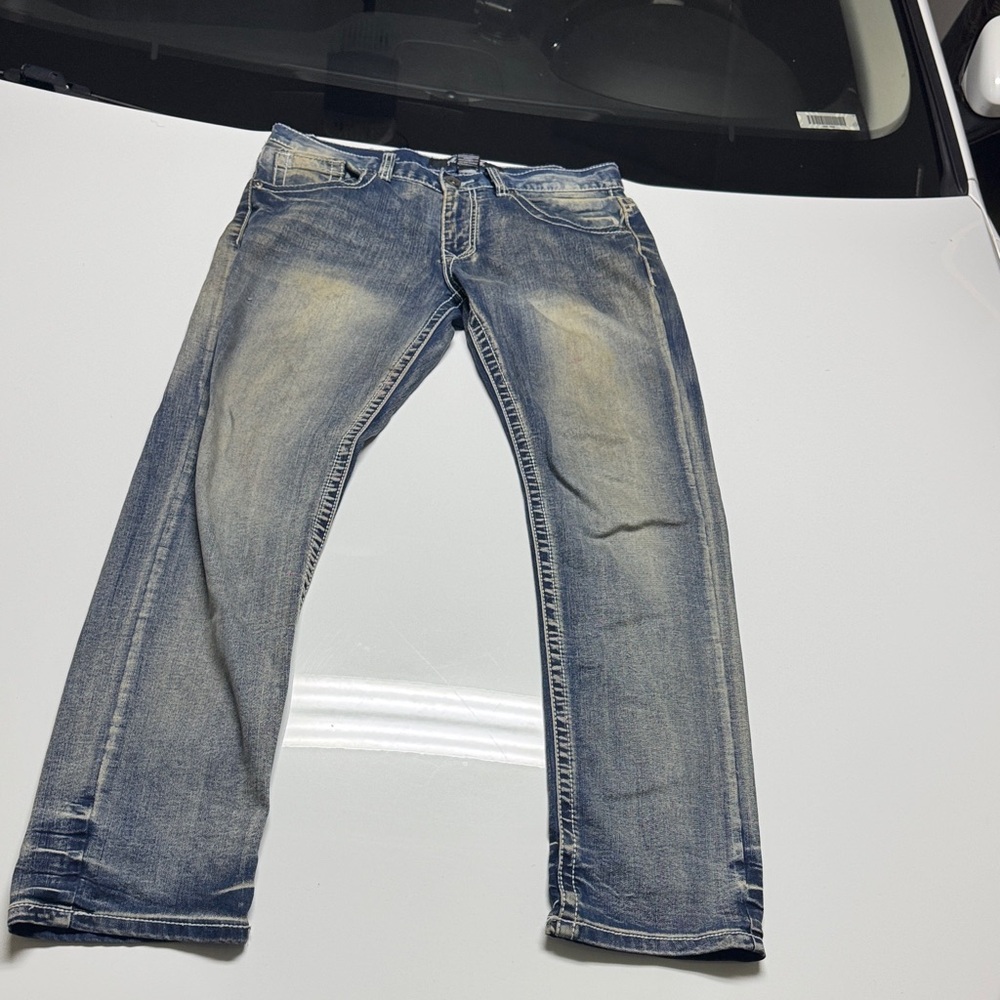 Classic Faded Blue Men's Jeans